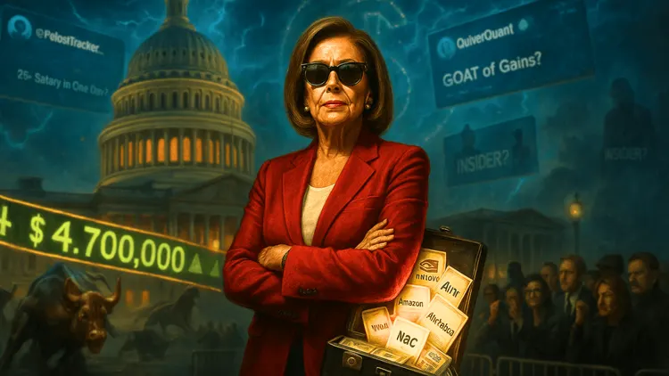 Pelosi’s Portfolio Party: $4.7 Million Gain in One Day