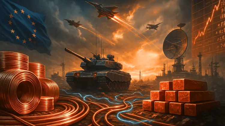Copper Joins the Battlefield as Europe Boosts Military Budgets