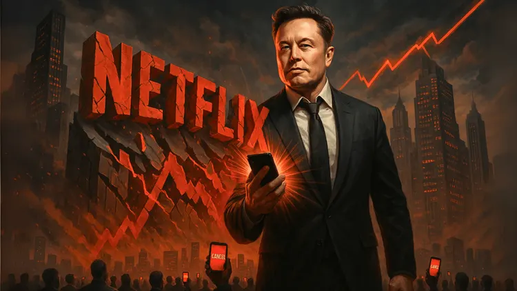Netflix Stock Sinks as Musk Fuels Cancel Campaign