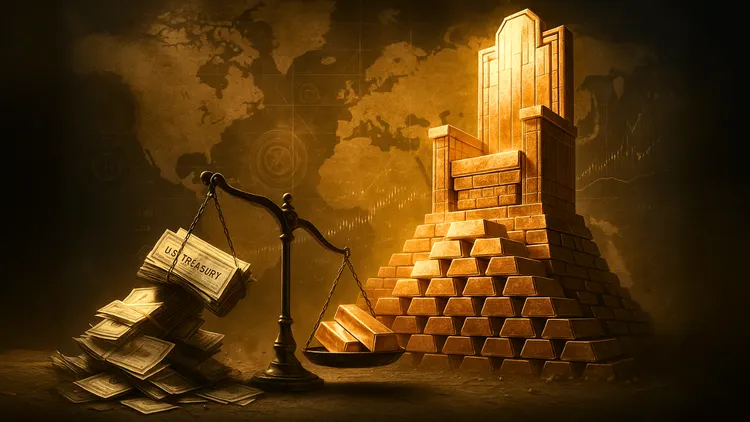 Gold Surpasses U.S. Treasuries in Central Bank Reserves for First Time Since 1996