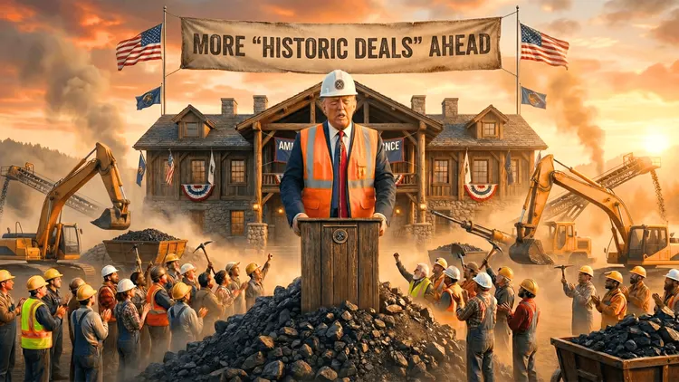More "Historic Deals" Ahead: Trump Team Pushes Aggressive Mining Revival