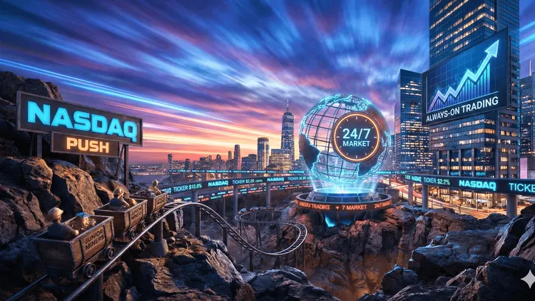 The Always-On Market: Nasdaq's Push and Junior Miners' Wild Ride Ahead