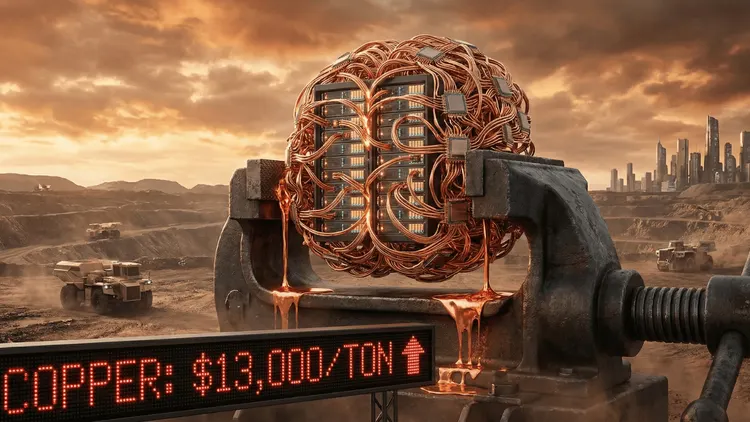 The Great Copper Squeeze of ’26: Why Your AI Habit is Costing $13,000 a Ton