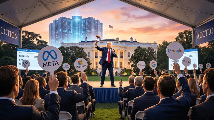 Trump Pushes Emergency Auction to Curb AI Energy Costs