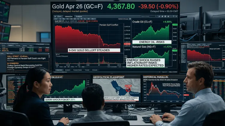 Gold Prices Stabilize Following Historic 15% Drop Amid Iran Conflict