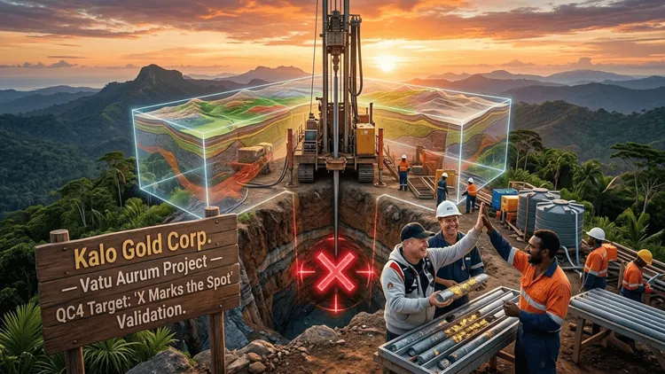 X Marks the Spot: Kalo Gold Validates Blind Target on First Pass