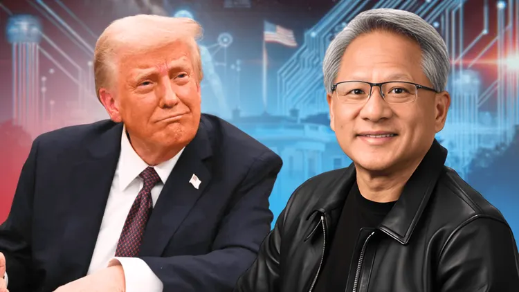 White House Summit: Trump and Nvidia CEO Discuss AI Chip Crackdown