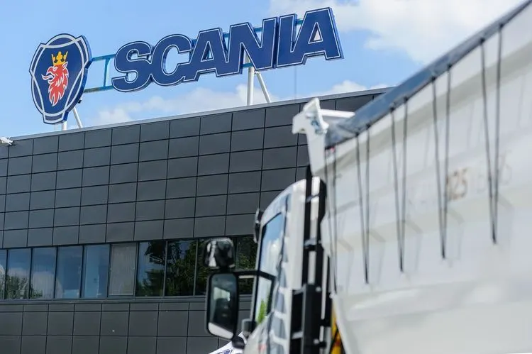 Scania is pausing production at its truck plants in Sweden